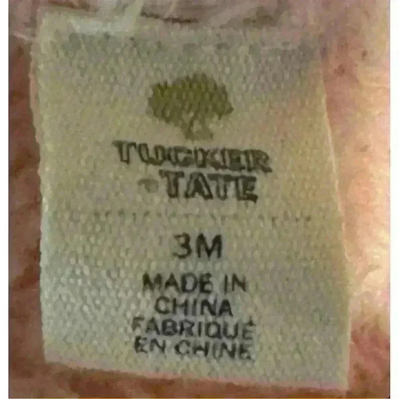 Tucker & Tate Baby Girl's Pink Polka Dot Fuzzy Dress-Size 3 months - Picture 3 of 3